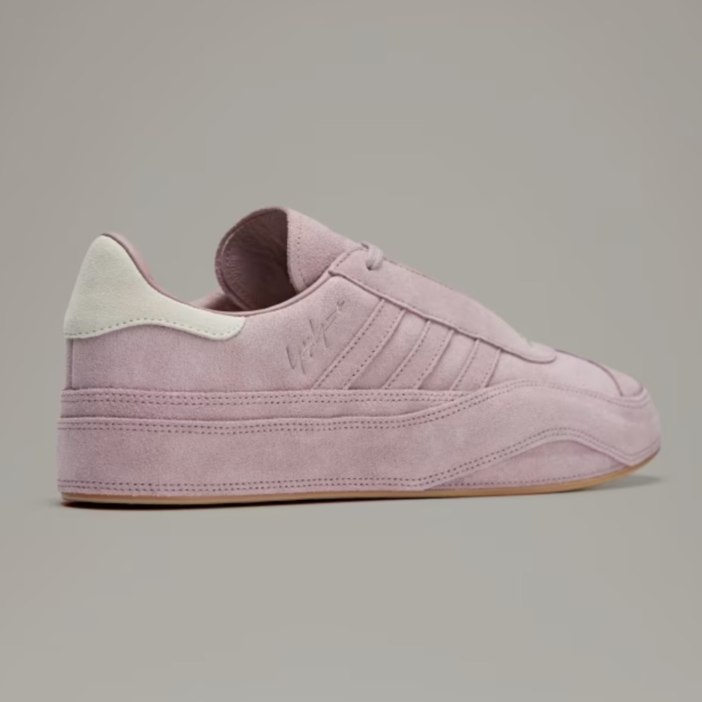 New Y-3 Yoji Yamamoto for Adidas Pink Suede Gazelle in Magic Mauve Alumina - Picture 5 of 16